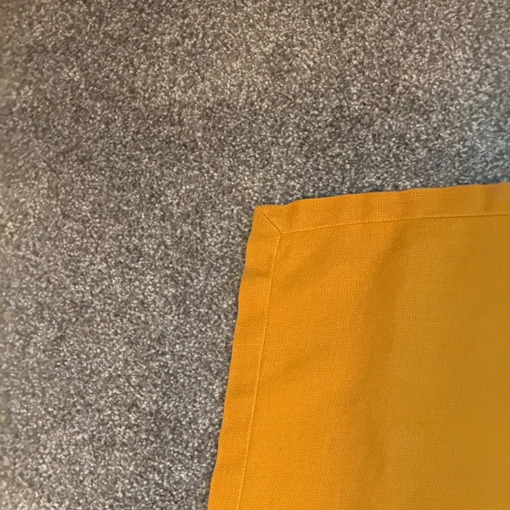 Orange Vintage Rectangular Tablecloth with Geometric Center Border Pattern 64x42